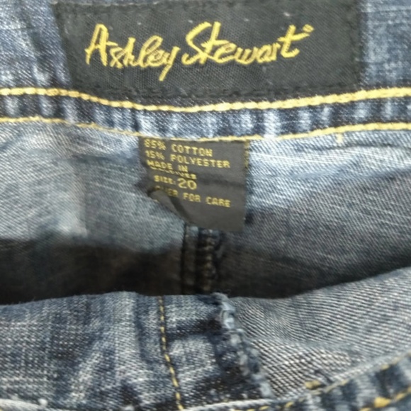 Ashley Stewart Womens Plus Size 20 Denim Maxi Long - Picture 3 of 5